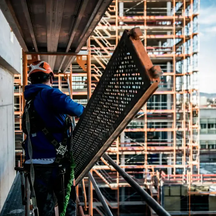 Santa Rosa Scaffolding Rental creating safe scaffold access for construction workers.